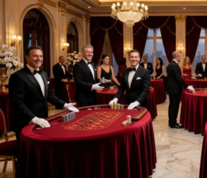 Mobilne stanowiska do eleganckich gier rozrywkowych przygotowane na event